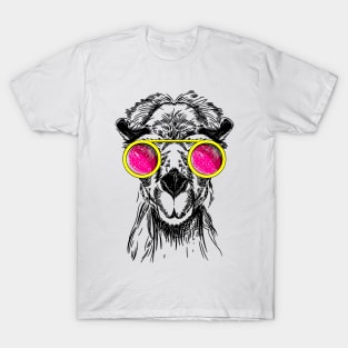 Camel Pink Glasses T-Shirt